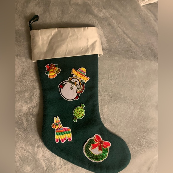Vintage Velvet 3D Handmade Christmas Stocking - Picture 2 of 7